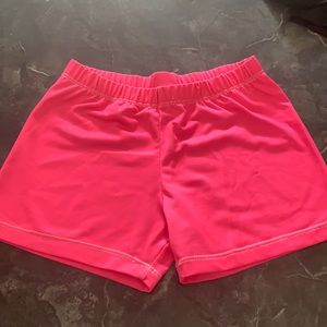 Pink X-Small Shorts Spandex Material